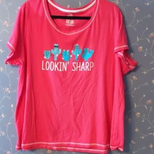 Secret Treasures 3x 22/24 Pajama Top Cactus